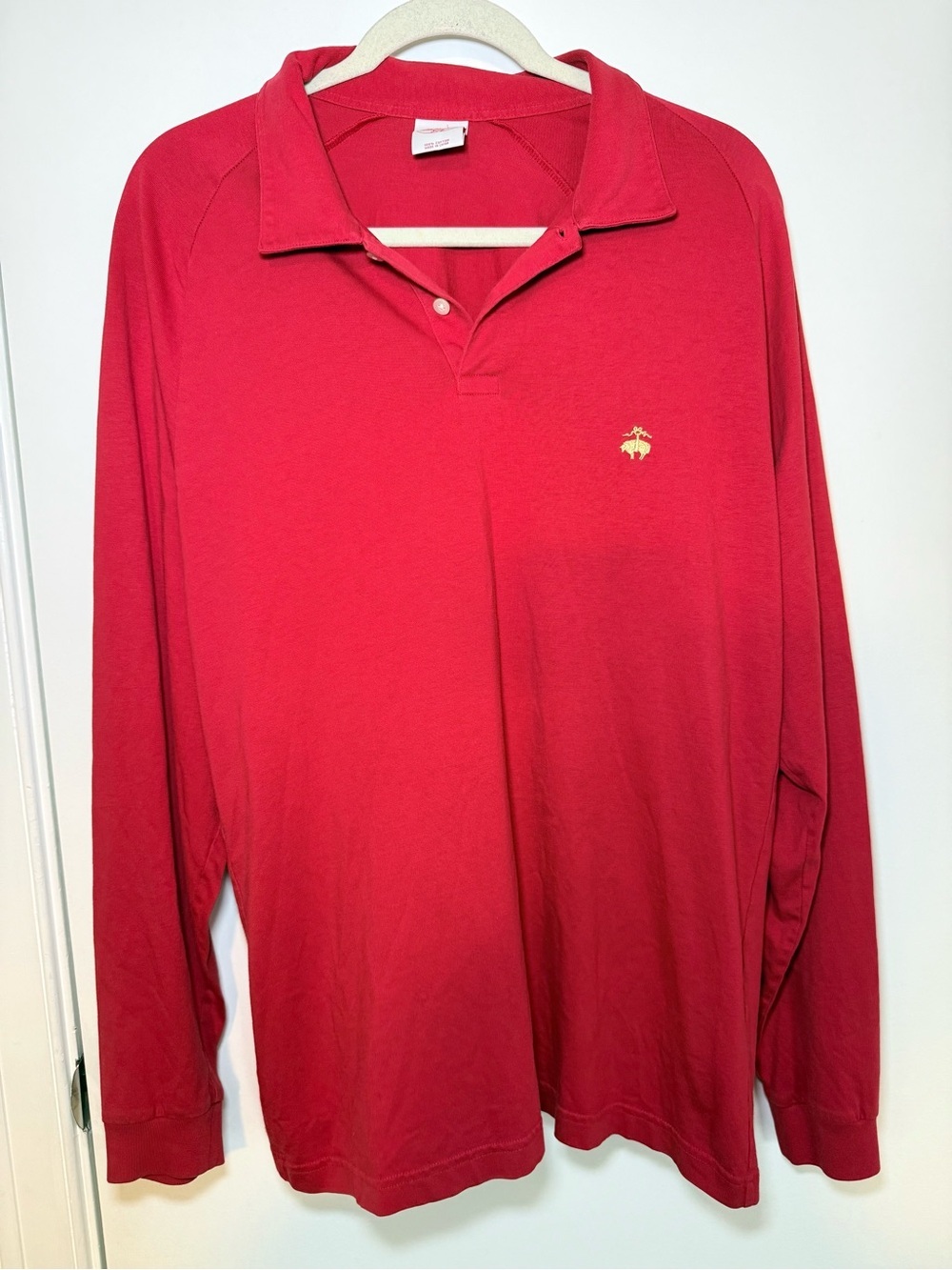 Brooks Brothers 100% Cotton 346 Rugby Long Sleeve Shirt